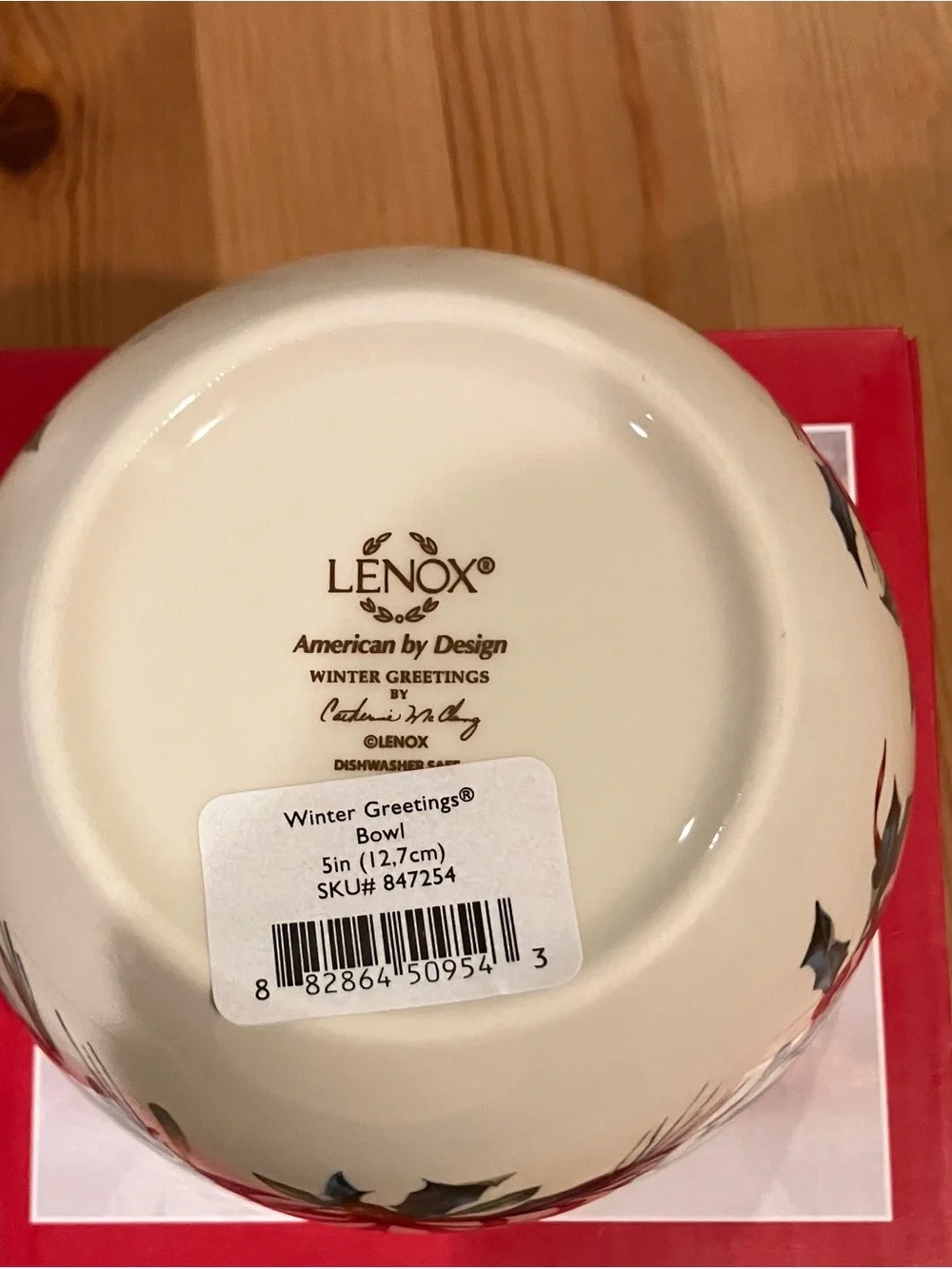 Lenox ceramic bowl